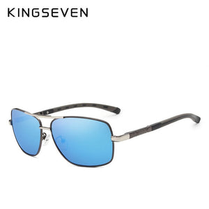KINGSEVEN Brand Designer Men's Aluminum Magnesium Sun Glasses